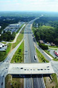 Georgia I-20 East CD lanes