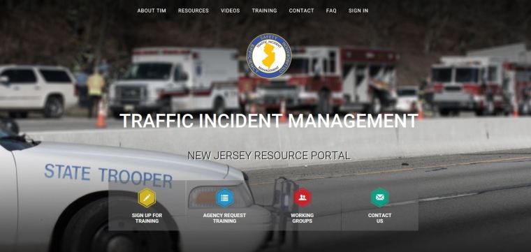 NJTIM.org - New Jersey Traffic Incident Management Web Portal--New Jersey DOT