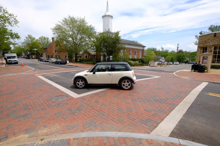 Washington Street at North and South Pendleton Streets- looking at Middleburg United Methodist Church.jpg