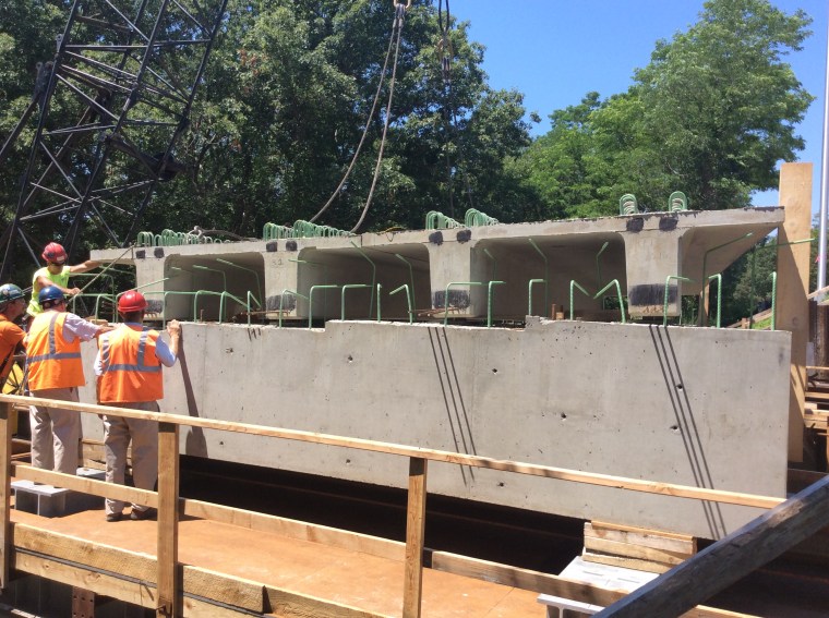 Waterford Superstructure Slide Installation--Connecticut DOT